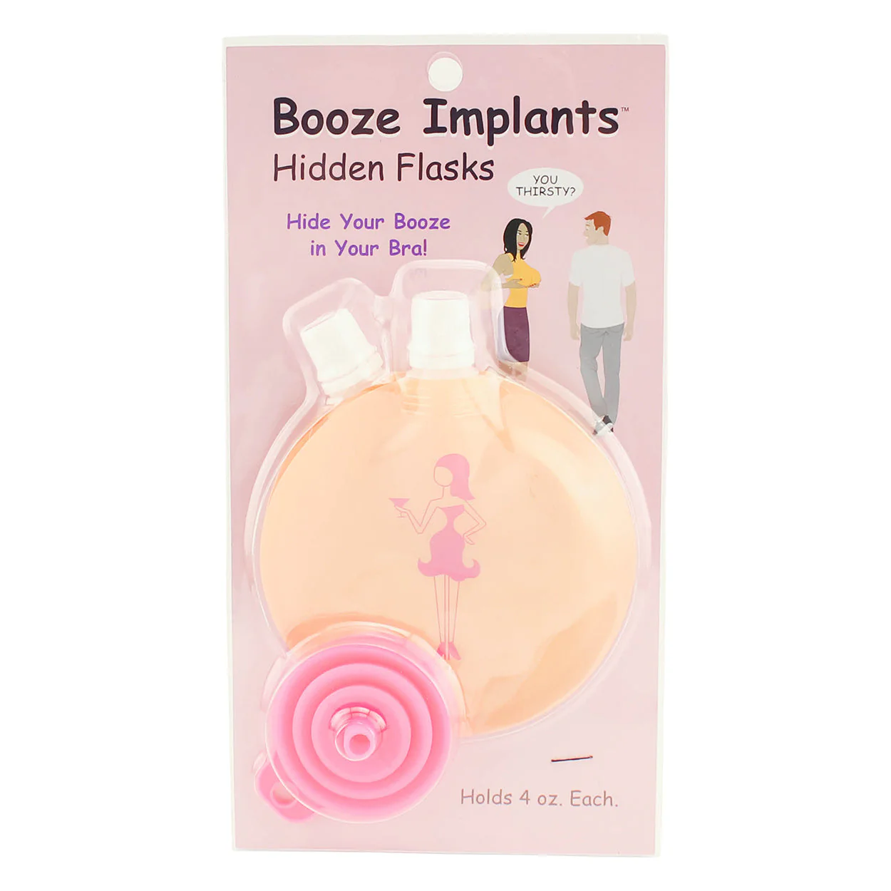 Booze Implants - A Hidden Flask For Your Bra - Image 3