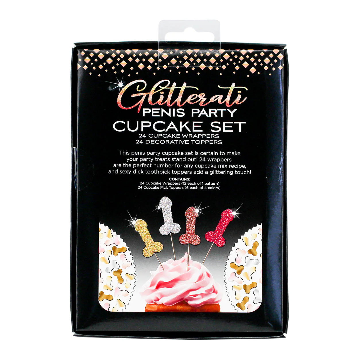 Glitterati Penis Party Cupcake set - Image 4