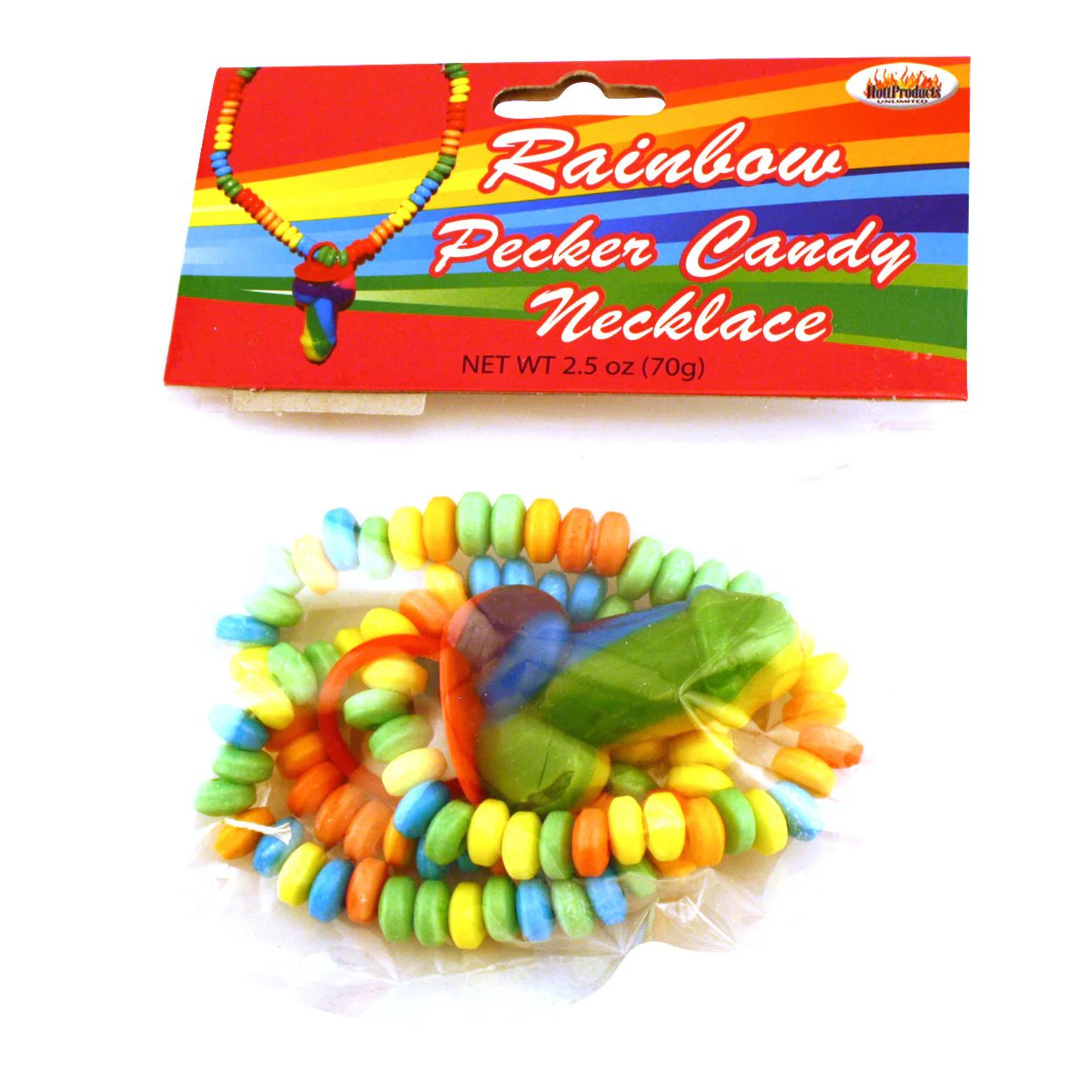 Rainbow Pecker Candy Necklace - Image 5