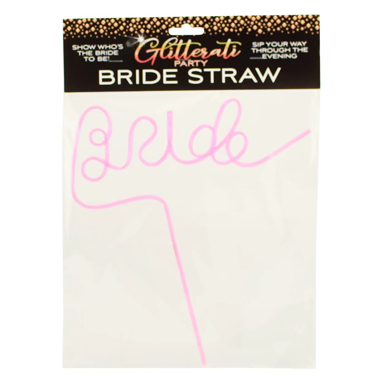 A Drinking Straw The Spells Out "Bride" - Image 3